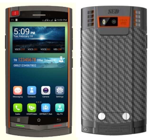GSM-R android telefon SED GPH650-R